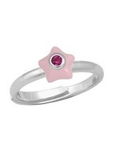handsome teeny-tiny star baby birthstone ring